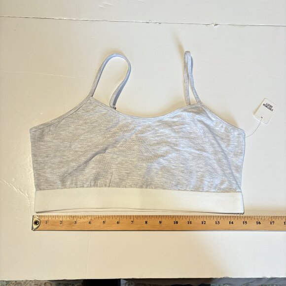 NWT Streetwear Society Grey & White Sleeping / Underwear Tank Bra Top Size XL - Picture 5 of 6